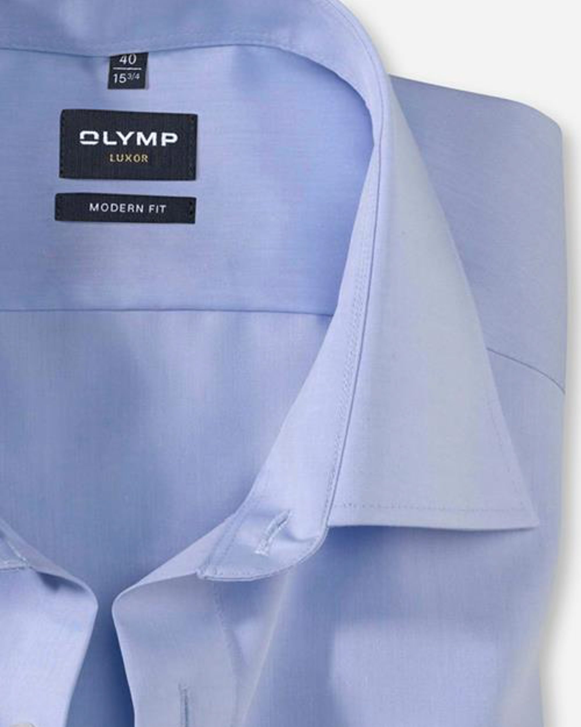 OLYMP Luxor Modern Fit Overhemd LM Blauw 011392-32-37