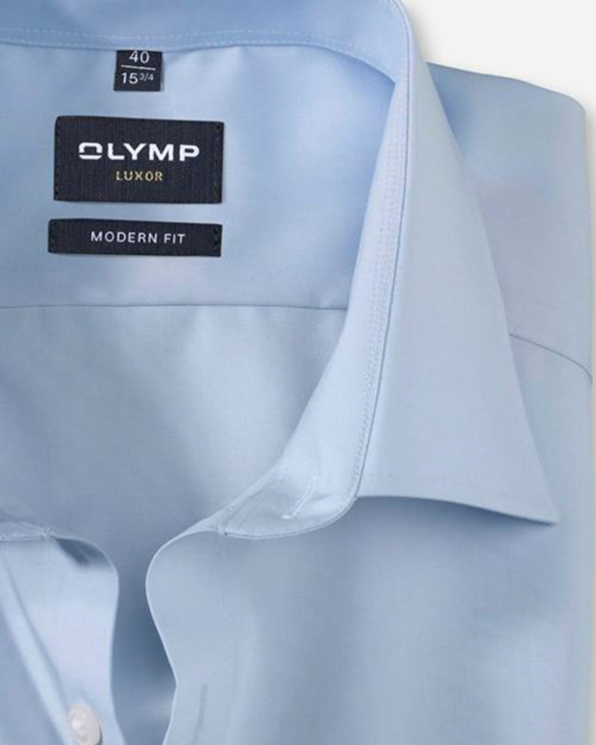 OLYMP Luxor Modern fit overhemd LM Blauw 011409-32-37