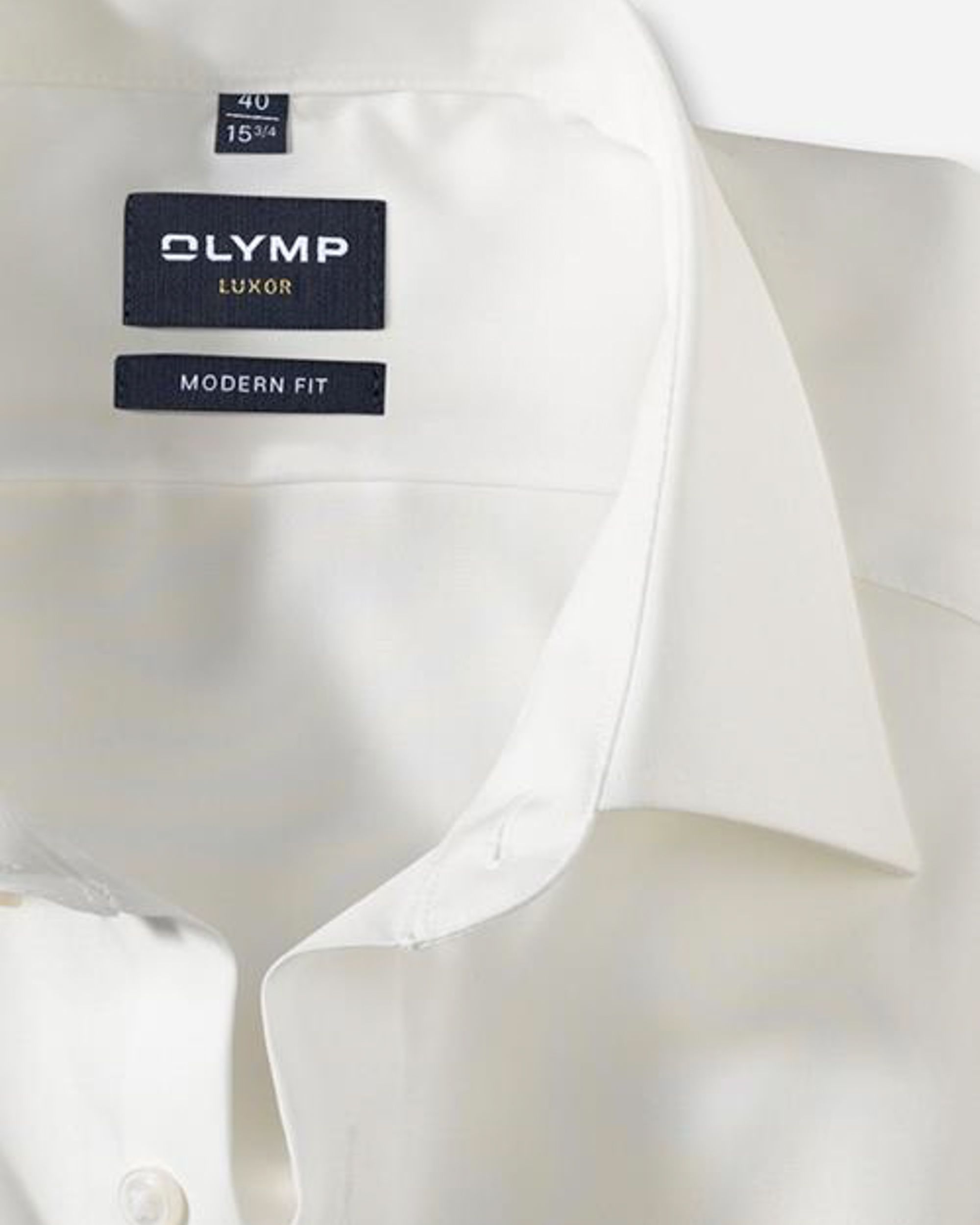 Olymp Luxor Modern Fit overhemd LM Beige 011410-83-37
