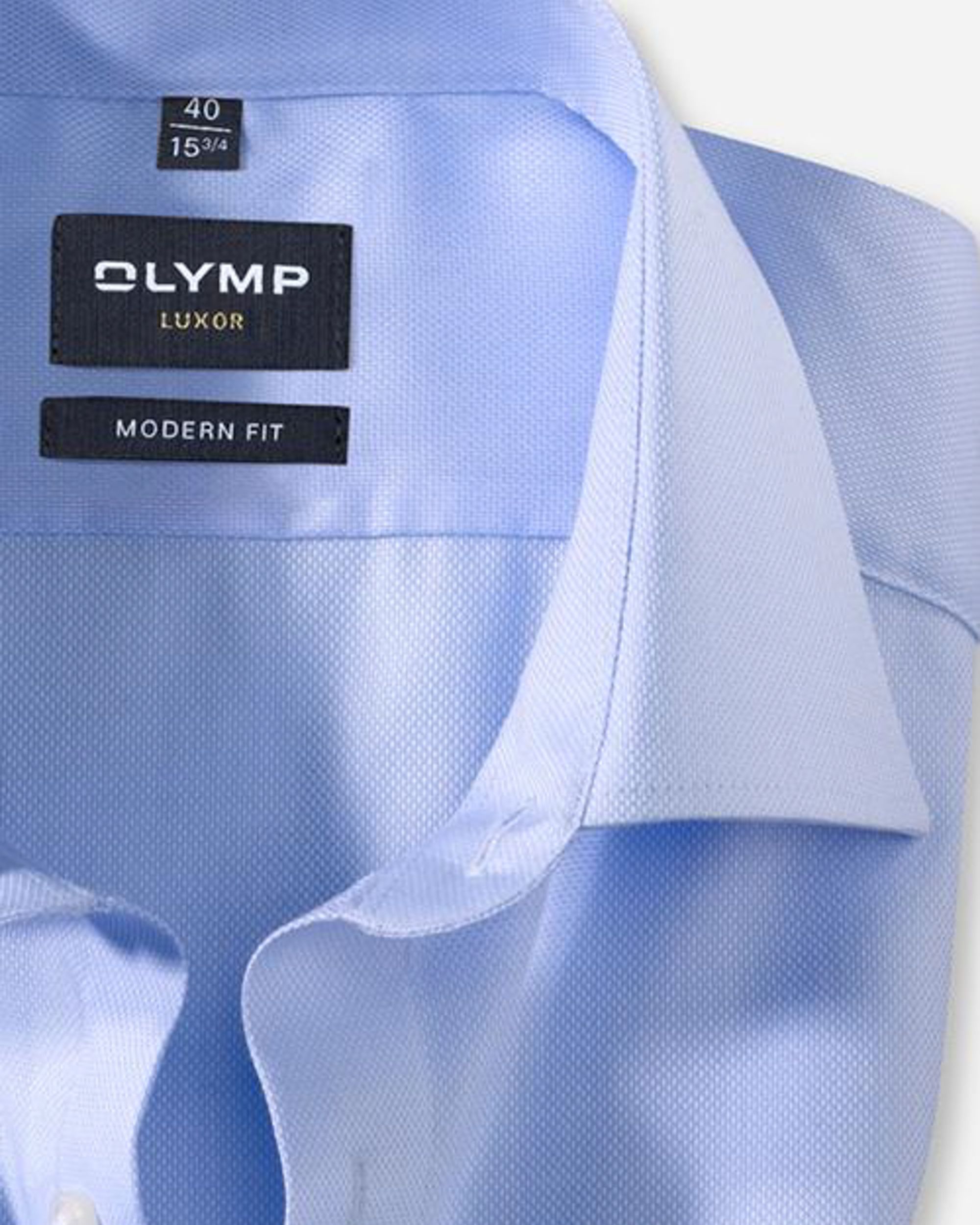 OLYMP Luxor Modern fit Overhemd LM Blauw 011604-32-37
