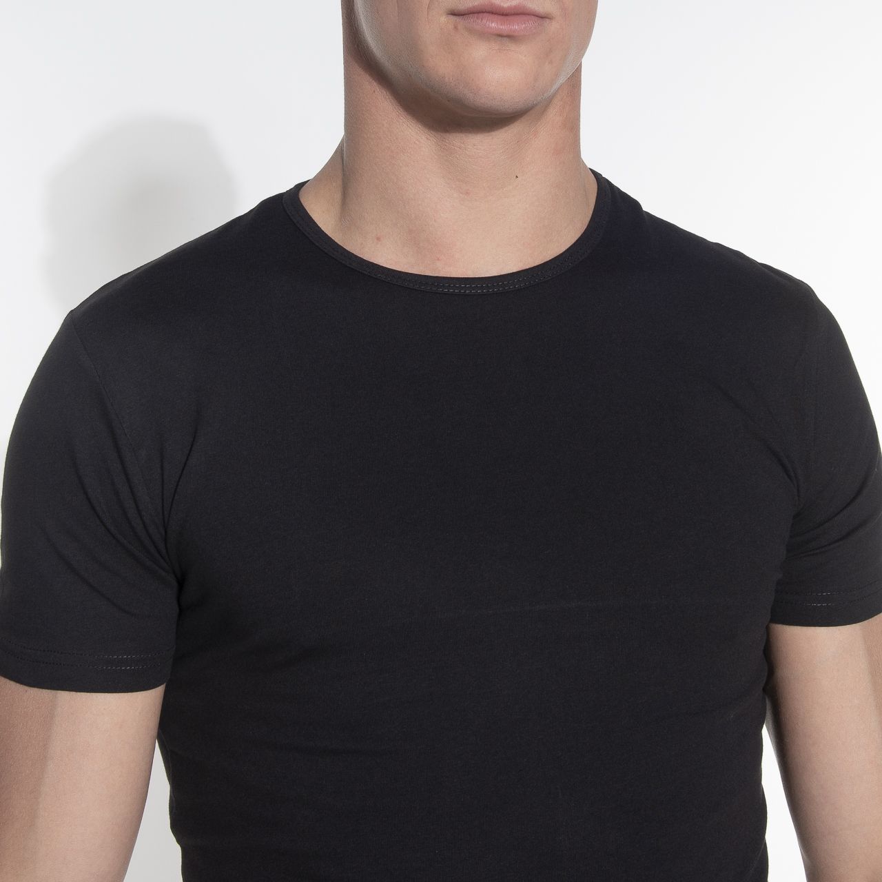 Garage Slim fit T-shirt Ronde hals Zwart 014016-10-L