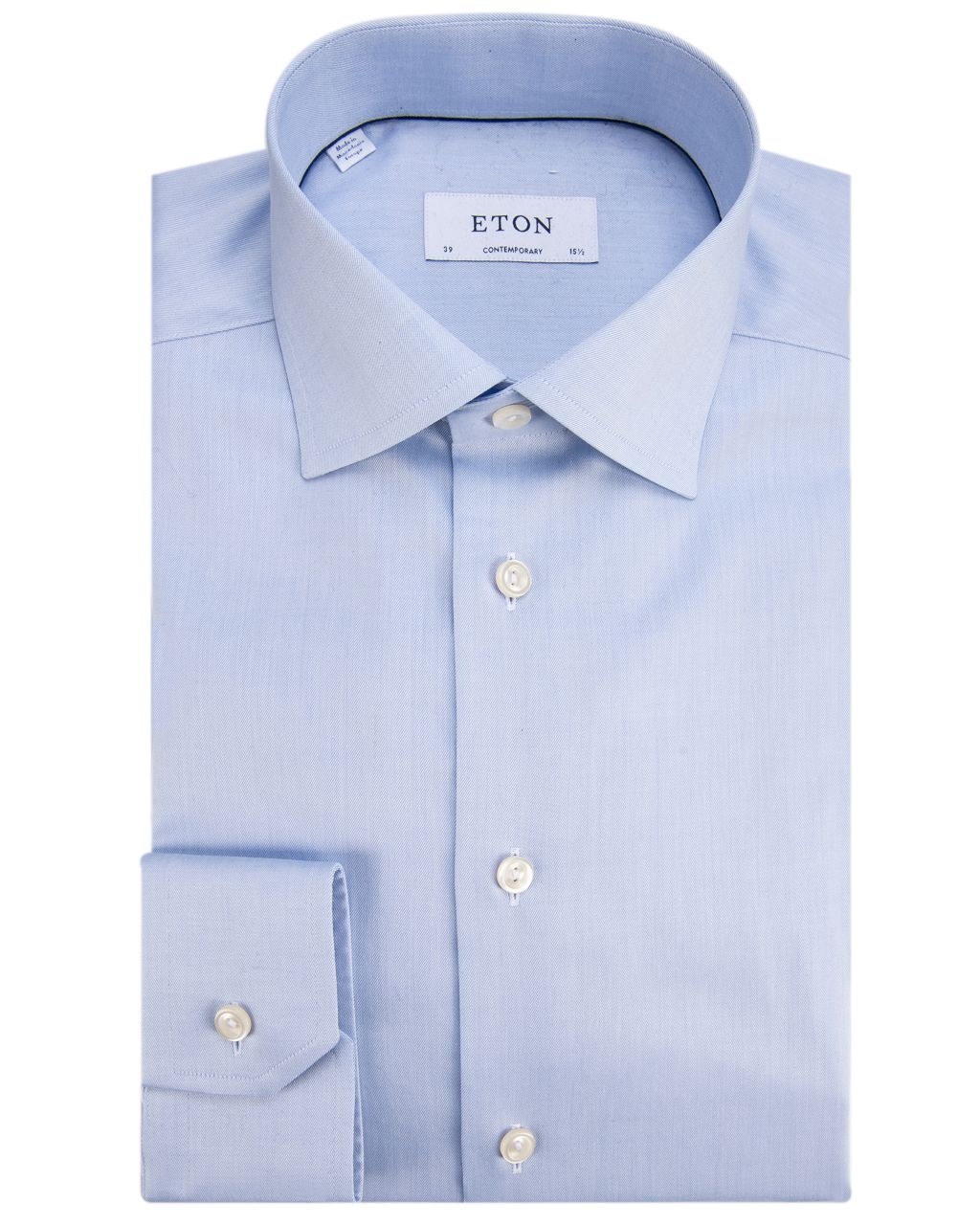 ETON Contemporary fit Overhemd LM Lichtblauw 017510-33-37