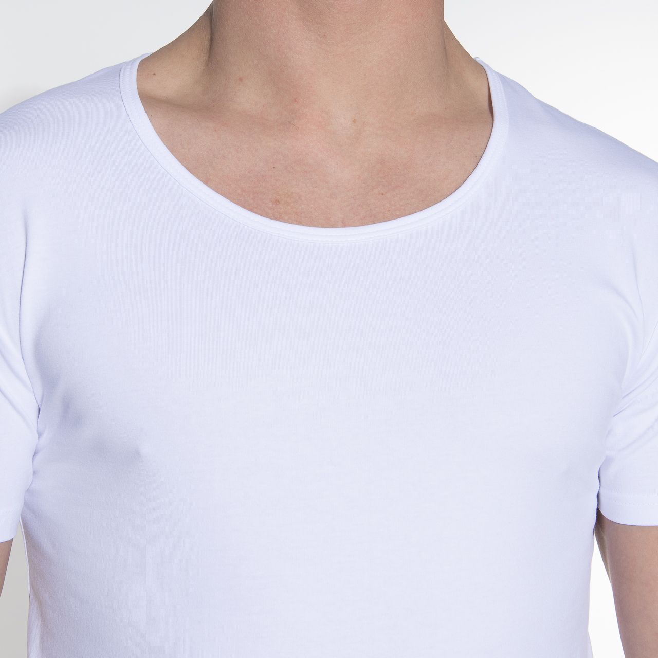 Garage Slim fit  T-shirt Ronde hals Wit 024952-01-2XL