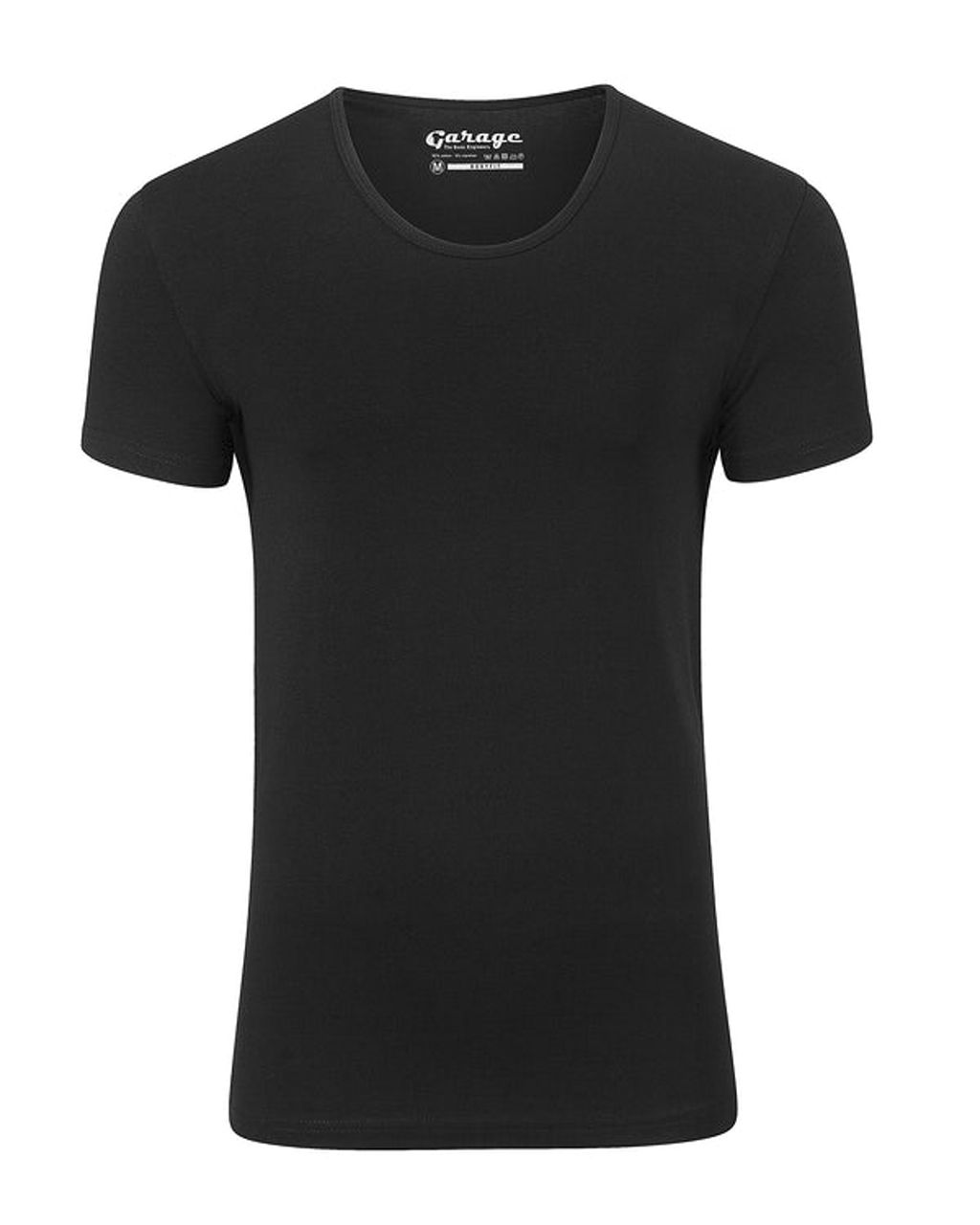 Garage Slim fit  T-shirt Ronde hals Zwart 024952-10-2XL