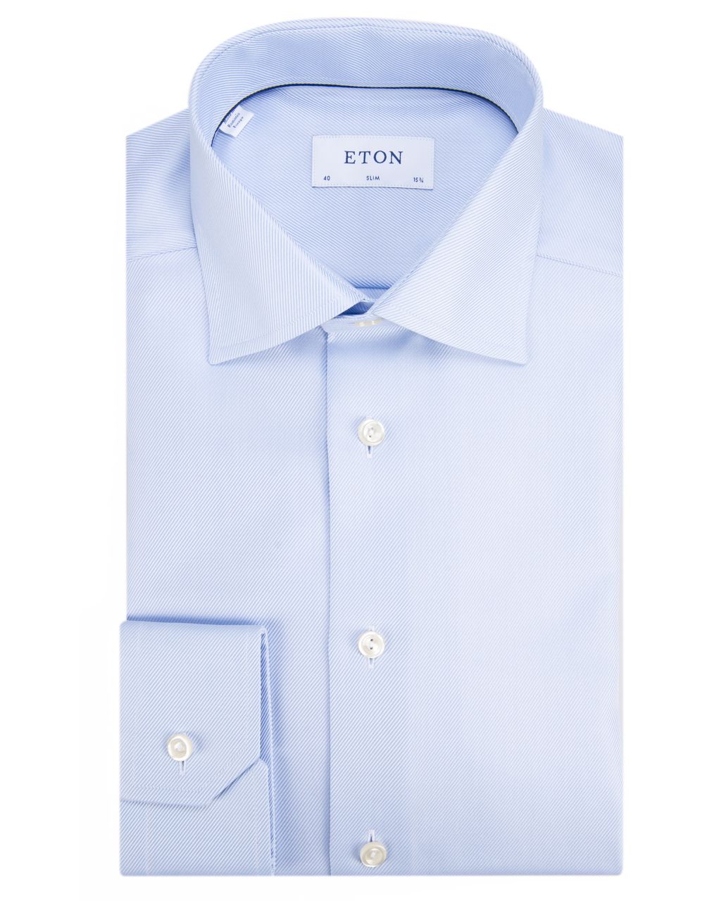 ETON Slim fit Overhemd LM Lichtblauw 025677-001-38