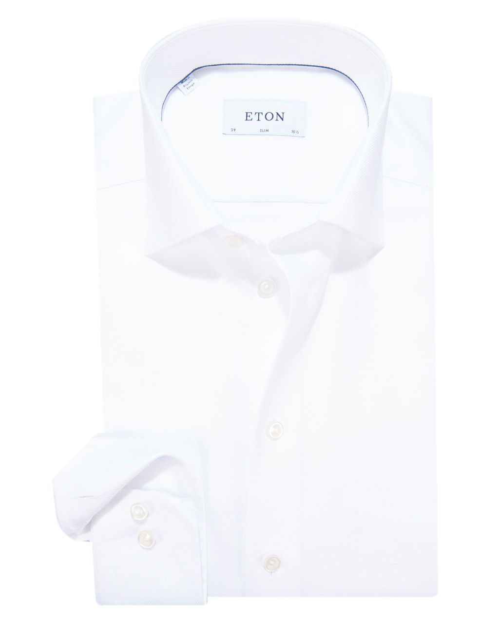 ETON Slim fit Overhemd LM Wit 025677-01-38