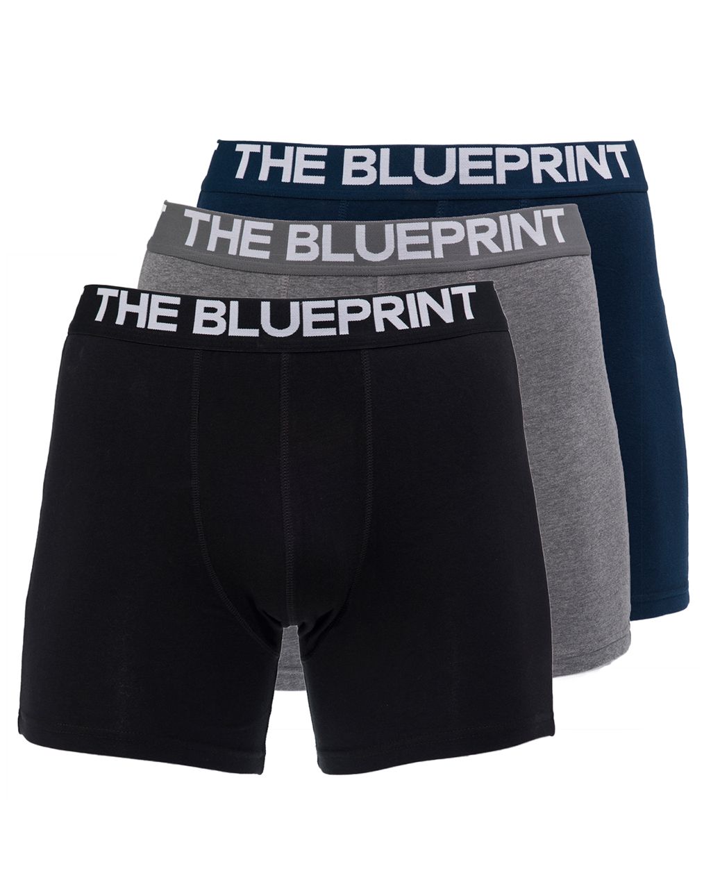The BLUEPRINT Boxershort 3-pack Zwart 025847-90-L