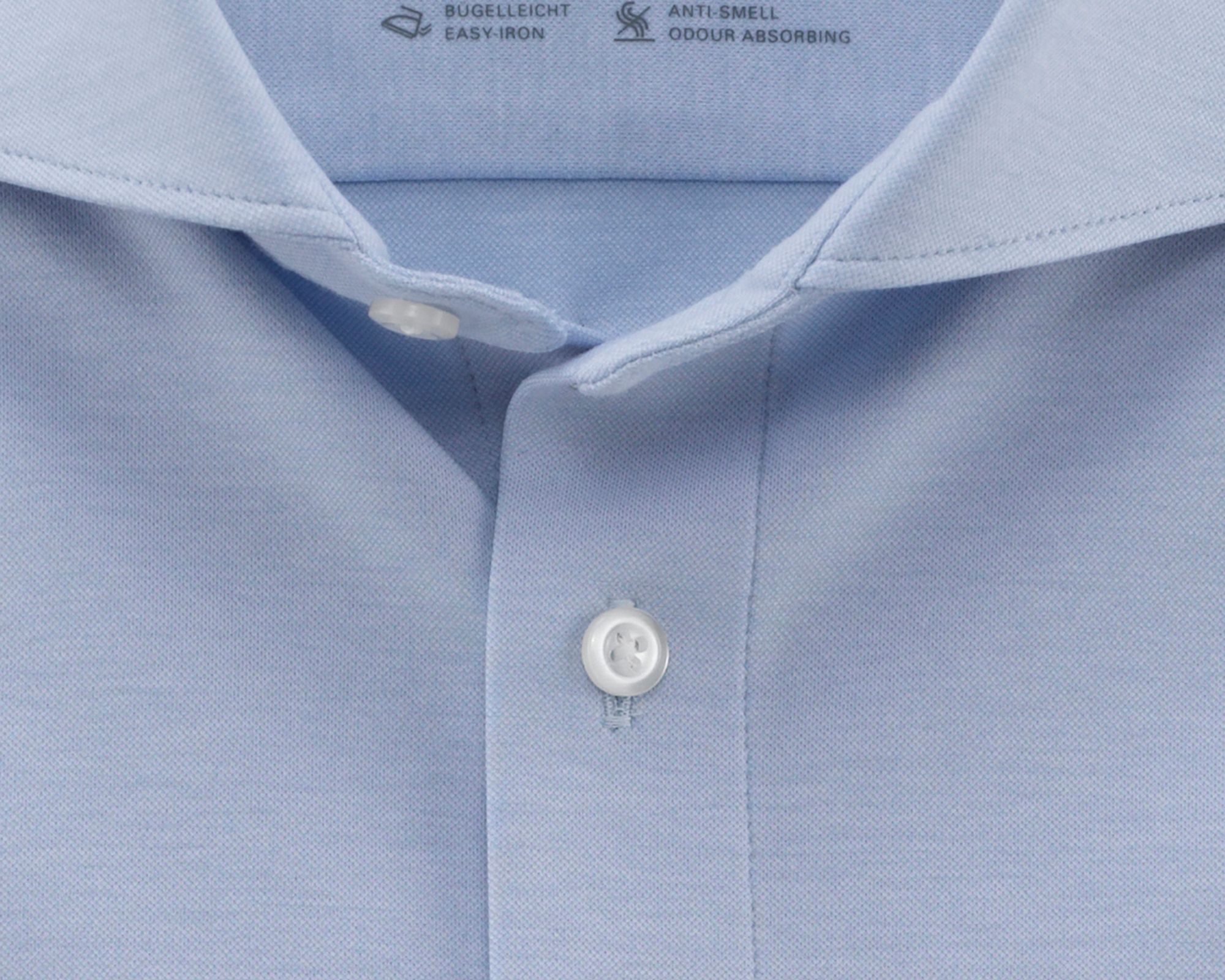 OLYMP 24/7 Modern Fit Overhemd LM Blauw 029718-32-37
