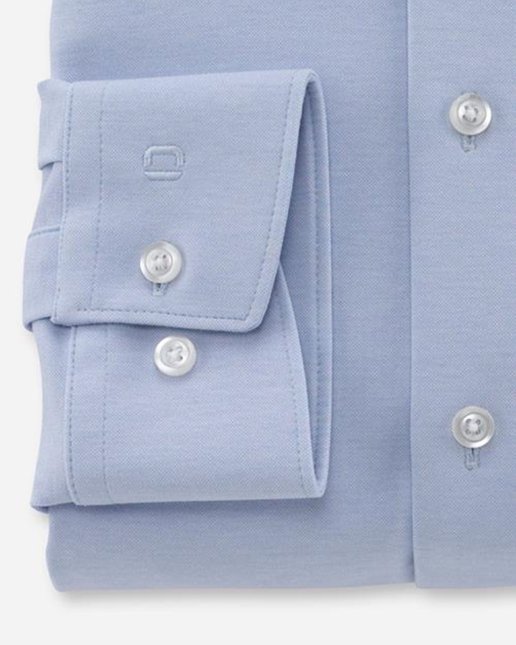 OLYMP 24/7 Modern Fit Overhemd LM Blauw 029718-32-37
