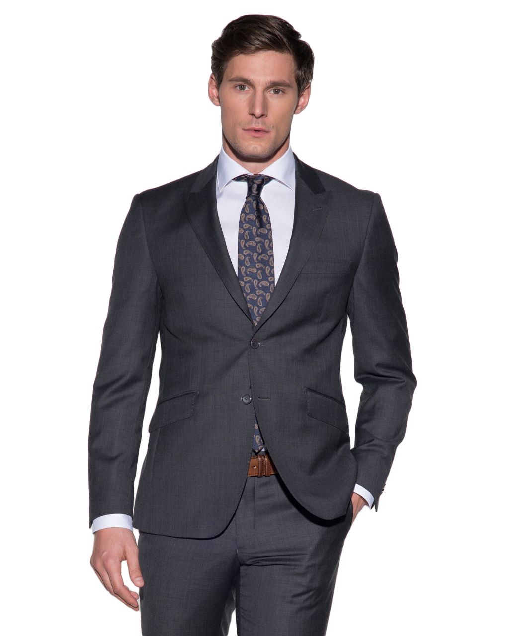 Recall Shaped fit Pak Grijs grote ruit 030157-205-102
