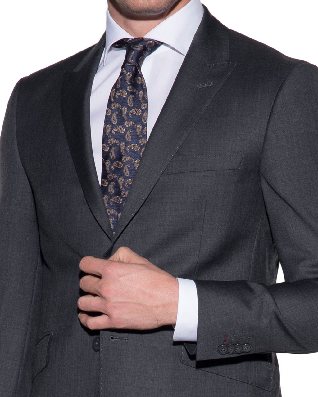 Recall Shaped fit Pak Grijs grote ruit 030157-205-102