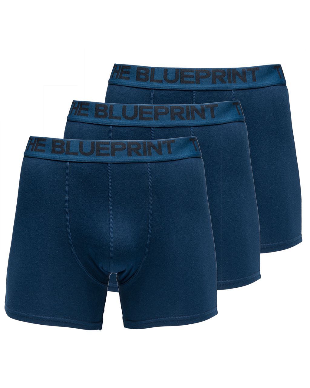 The BLUEPRINT Boxershort 3-pack Blauw 030691-32-L