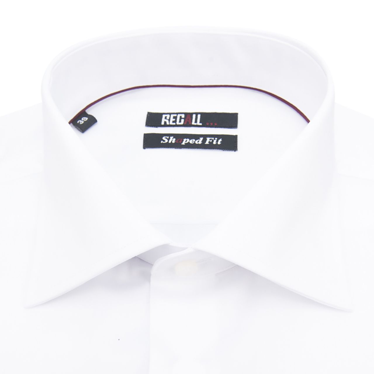 Recall Shaped fit Overhemd LM Wit uni 032665-101-37
