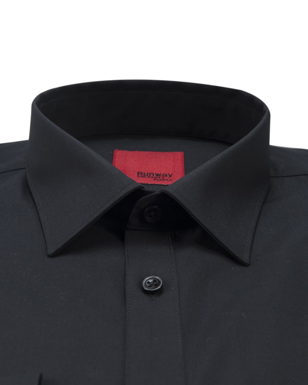 Runway Party Extra slim fit Overhemd LM Zwart uni 033465-291-36