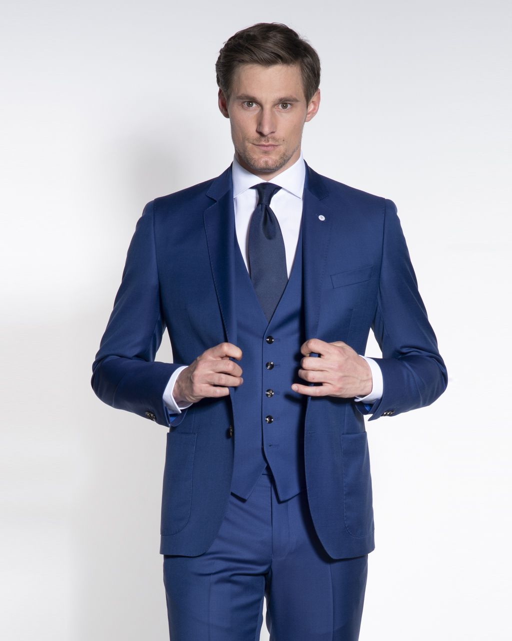 Dutch Dandies Mix & Match Colbert Blauw uni 034469-301-102
