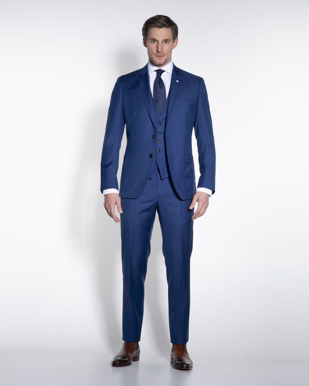 Dutch Dandies Mix & Match Colbert Blauw uni 034469-301-102