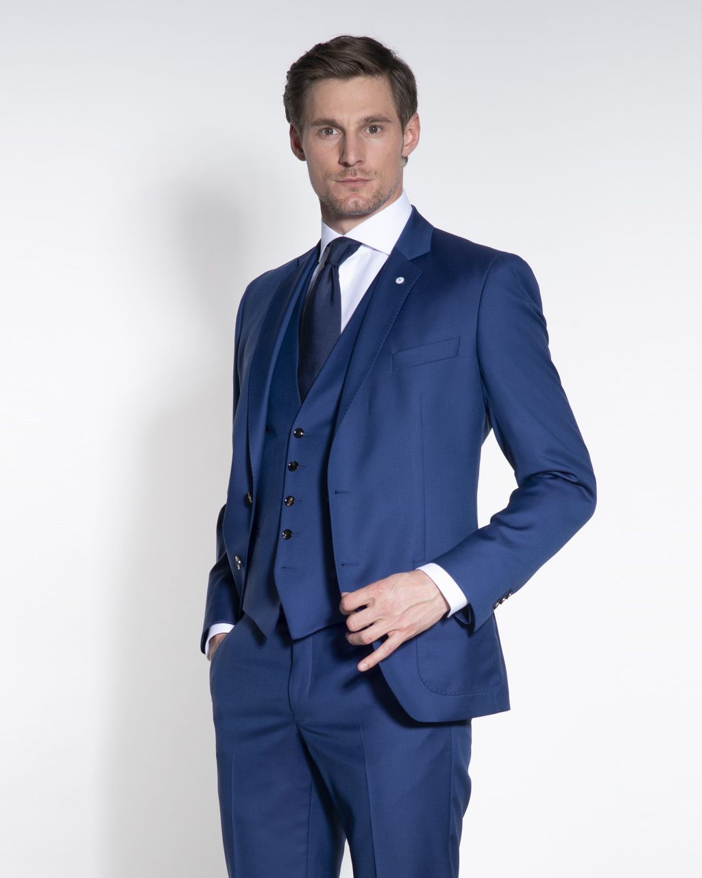 Dutch Dandies Mix & Match Colbert Blauw uni 034469-301-102