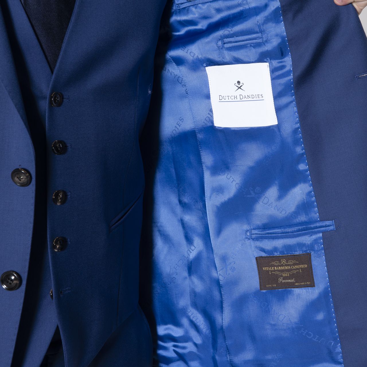 Dutch Dandies Mix & Match Colbert Blauw uni 034469-301-102