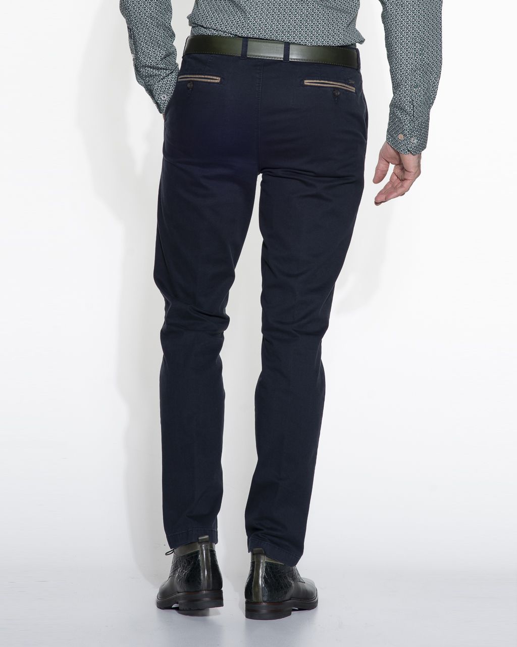 Campbell Classic Chino Donkerblauw uni 036406-381-24