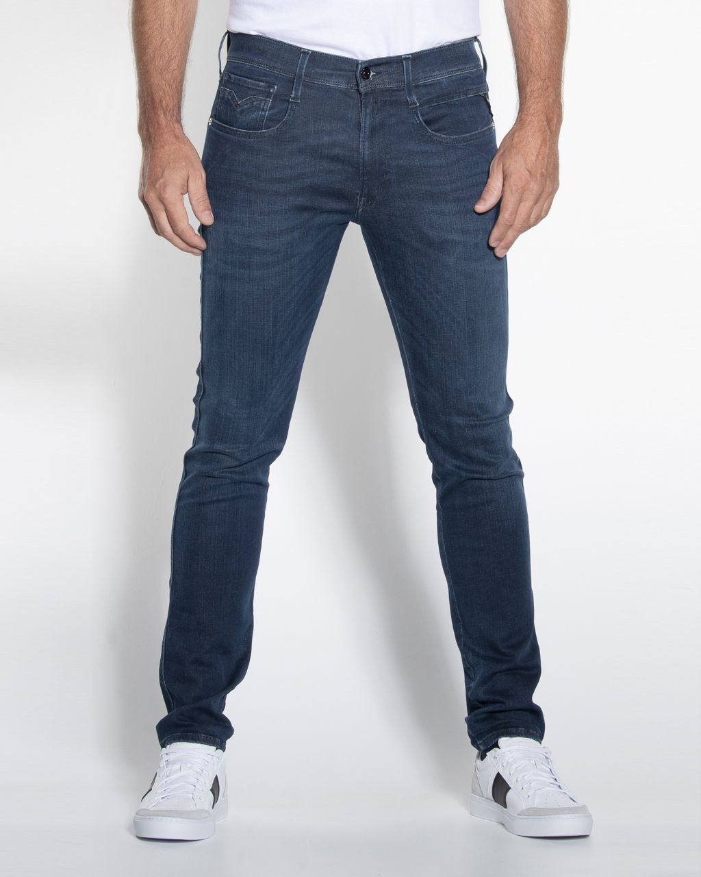 Replay Anbass Hyperflex Jeans Blauw 036744-32-27/34