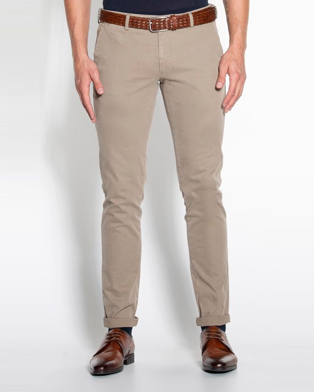 Dutch Dandies Dendos Chino  Lichtbruin uni 041571-005-102