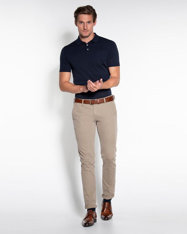 Dutch Dandies Dendos Chino  Lichtbruin uni 041571-005-102