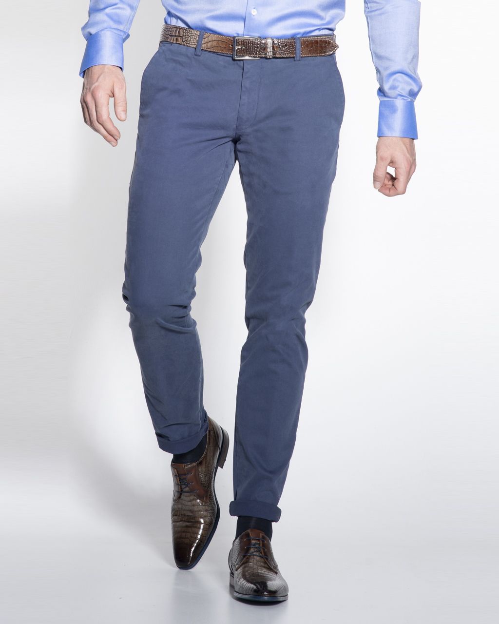 Dutch Dandies Dendos Chino  Blauw 041571-300-102