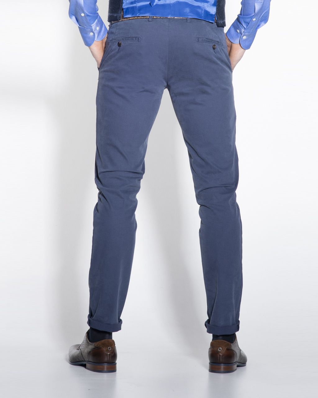 Dutch Dandies Dendos Chino  Blauw 041571-300-102