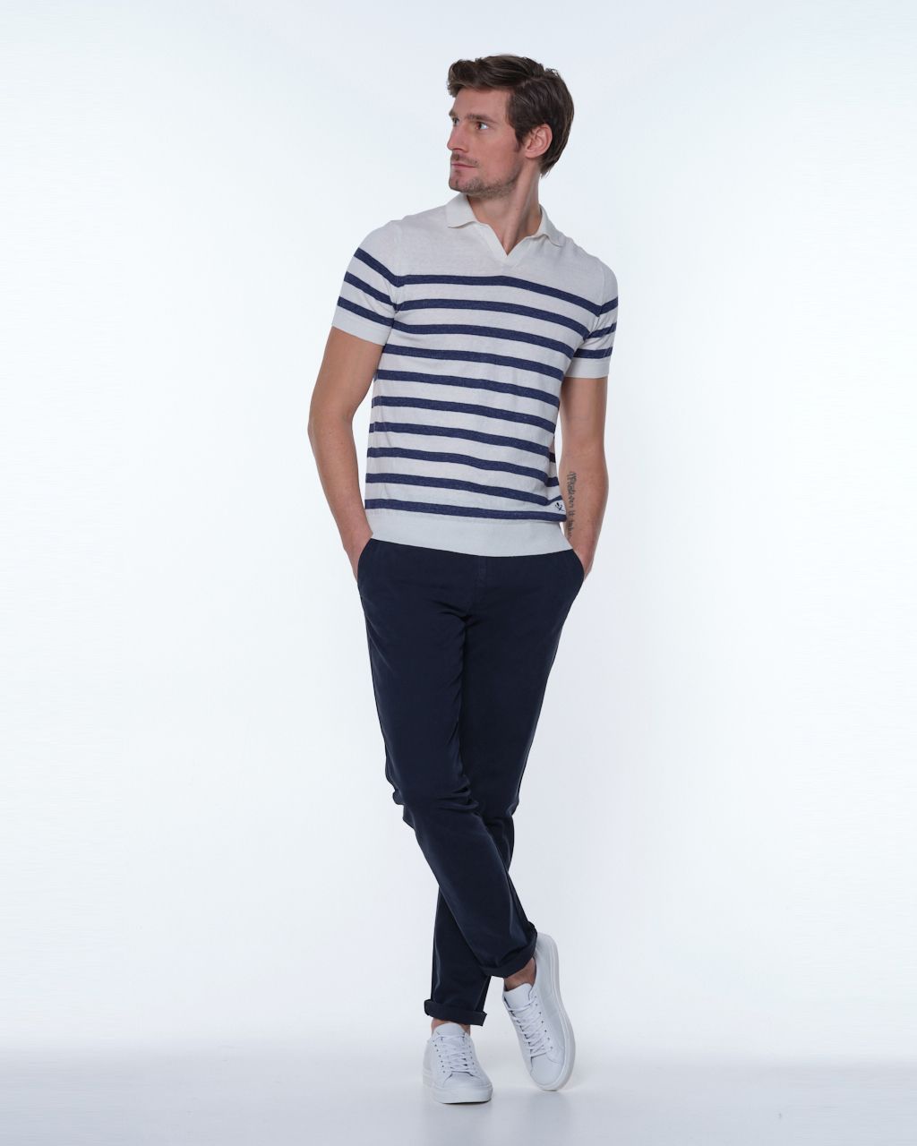 Dutch Dandies Dendos Chino Donkerblauw 041571-380-102