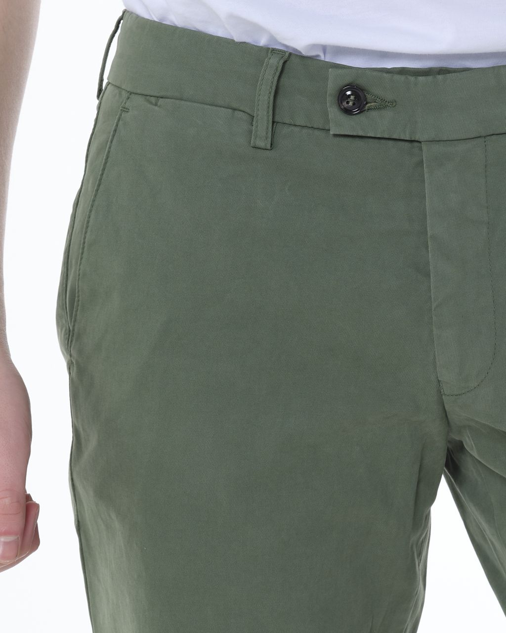 Dutch Dandies Dendos Chino Groen uni 041571-401-102