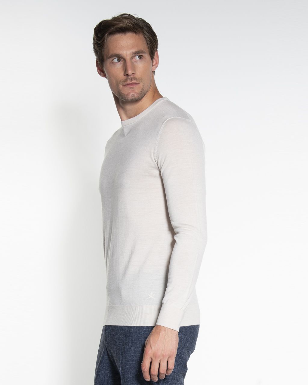 Dutch Dandies Connery Trui ronde hals Beige 044525-810-L