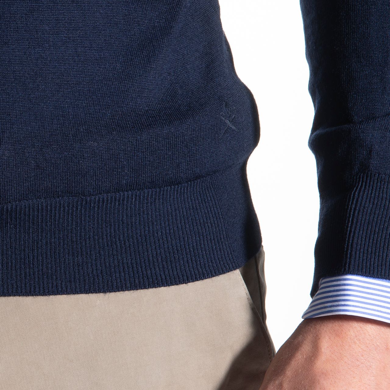 Dutch Dandies Connery Trui ronde hals Donkerblauw 044525-380-L