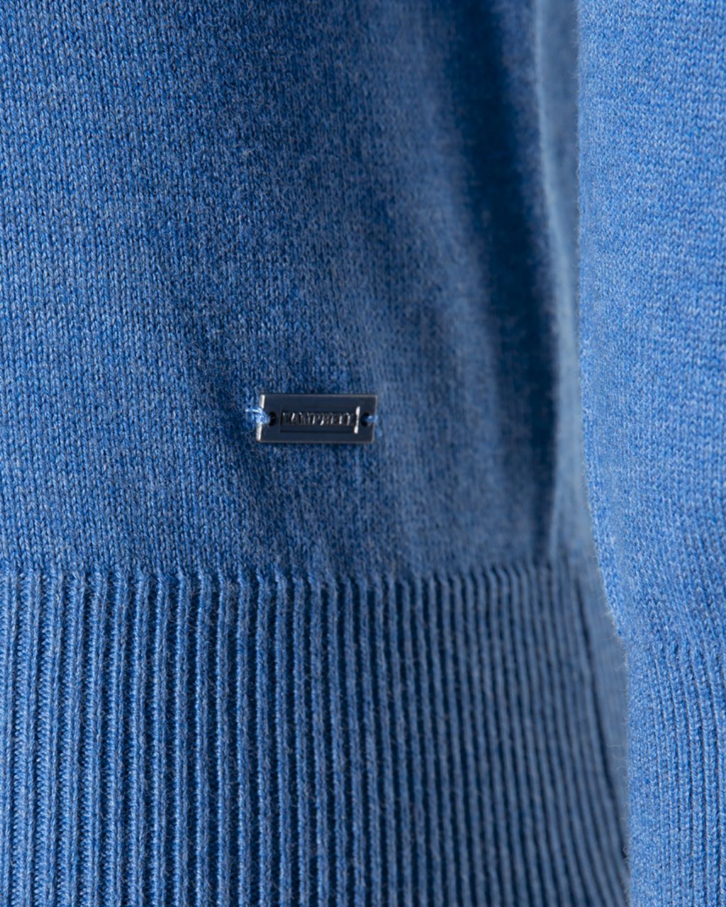 Campbell Classic Trui V-hals Blauw 044530-300-L