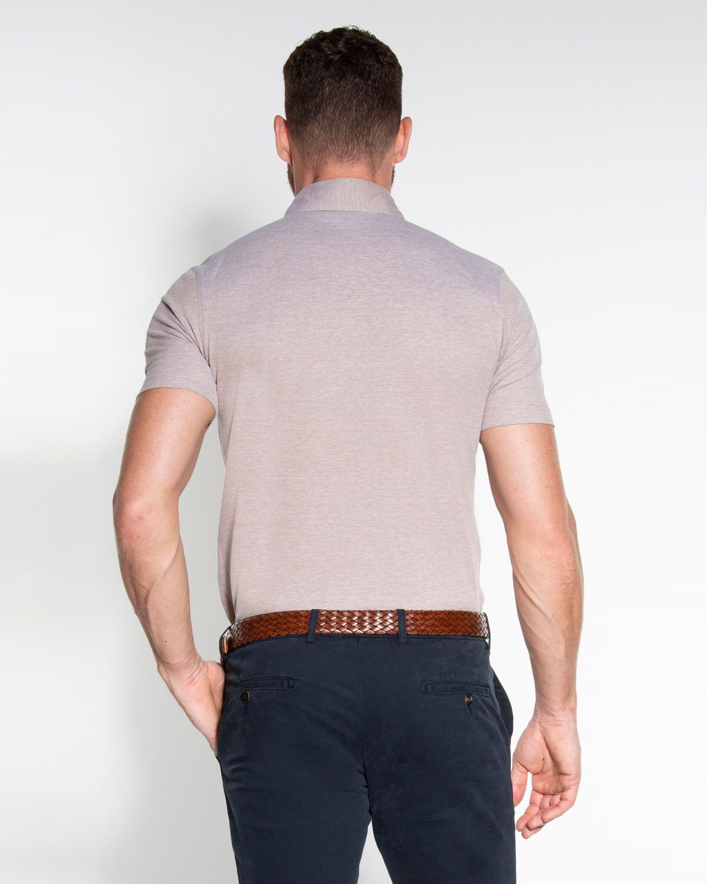 Dutch Dandies Dalton Polo KM Beige uni 044754-811-L