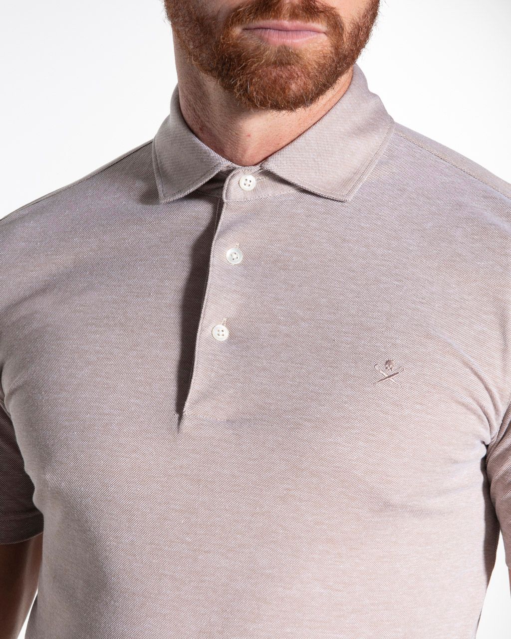 Dutch Dandies Dalton Polo KM Beige uni 044754-811-L