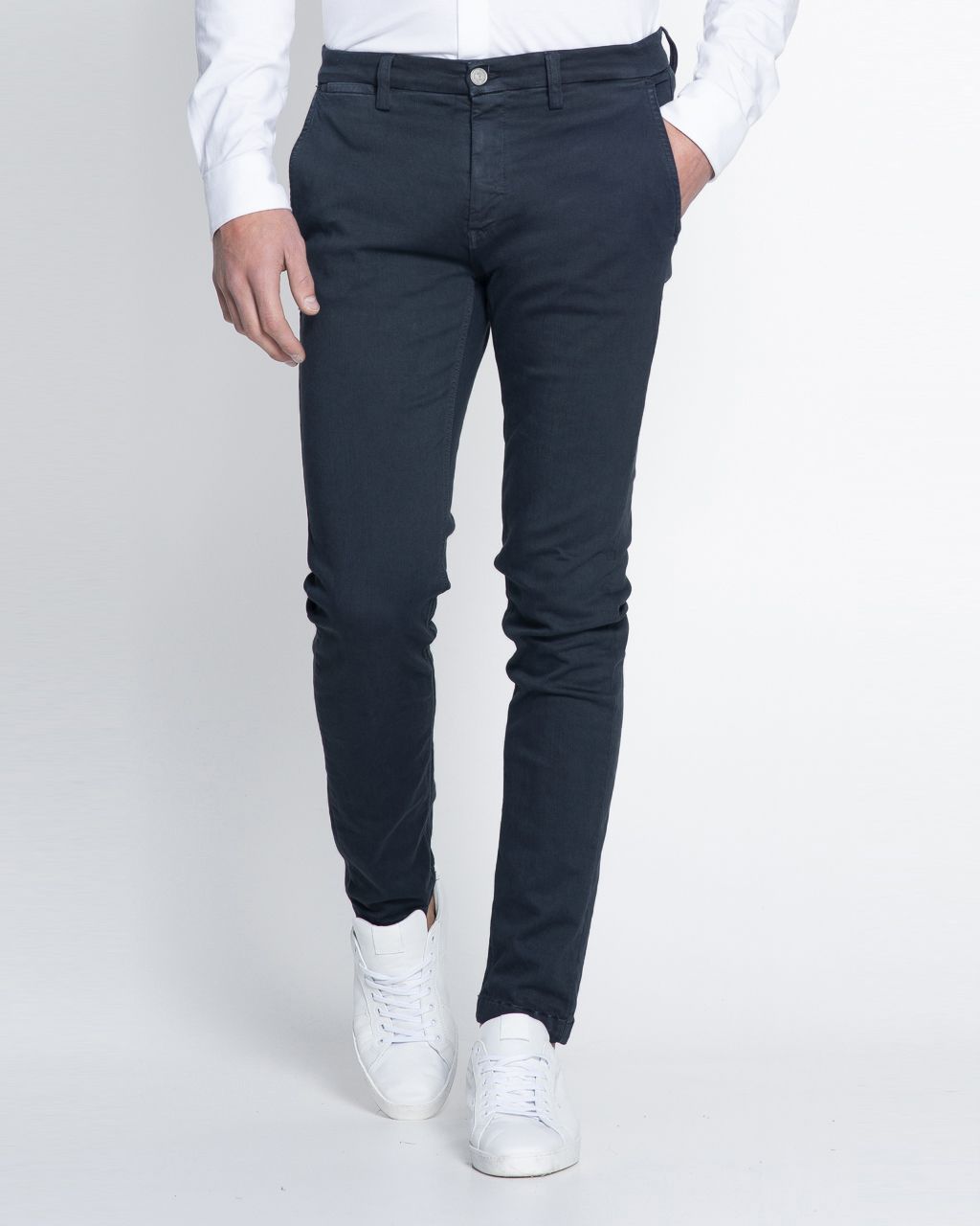 Replay Zeumar Hyperflex Chino Donkerblauw 045739-002-28