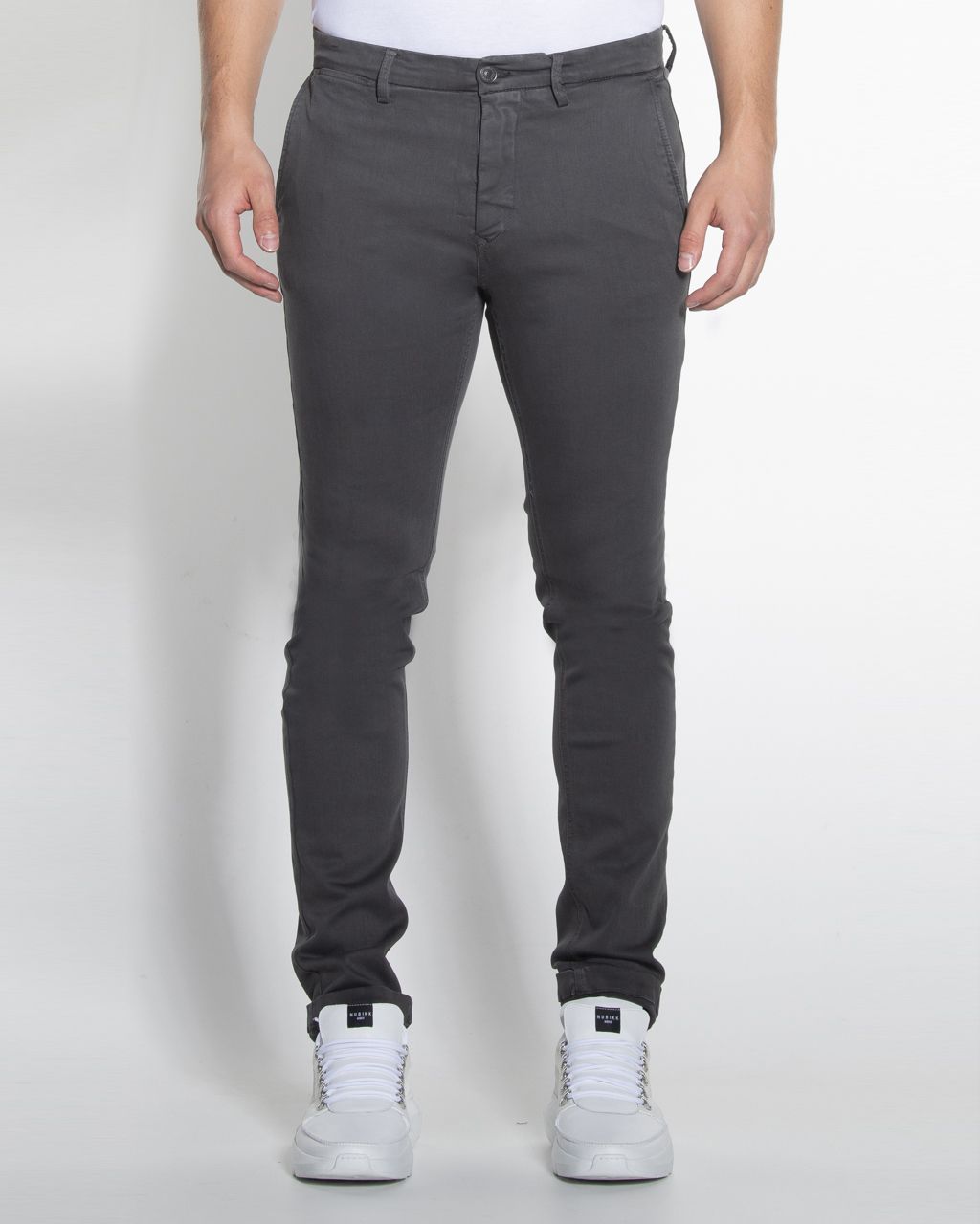 Replay Zeumar Hyperflex Chino Donkergrijs 045739-008-31/32