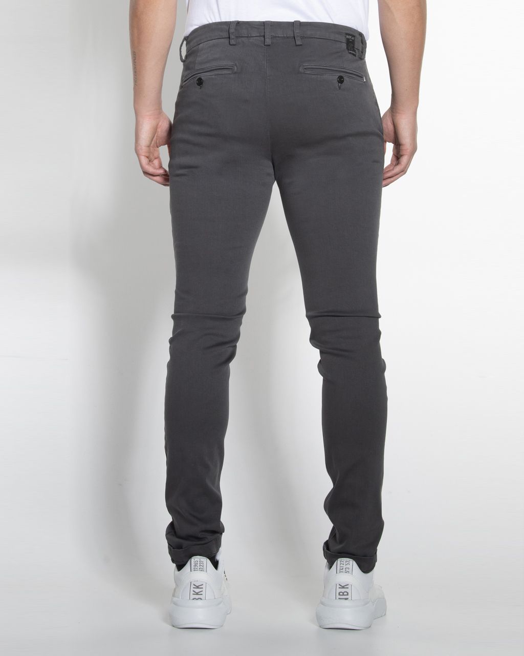 Replay Zeumar Hyperflex Chino Donkergrijs 045739-008-31/32