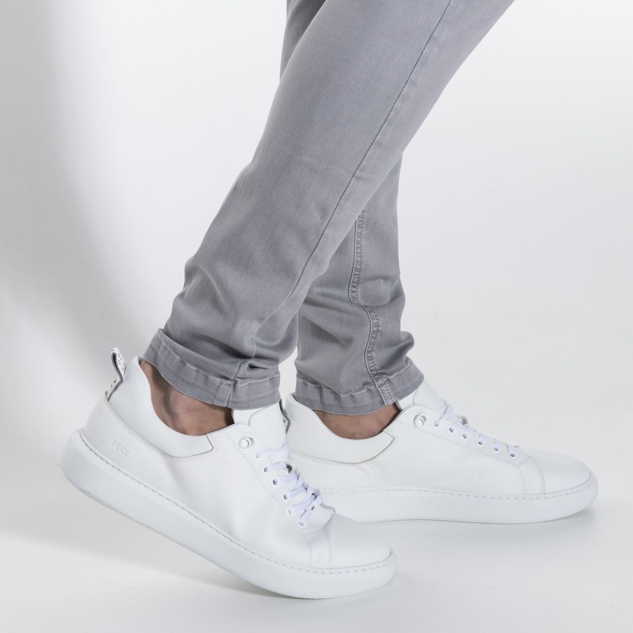 Replay Zeumar Hyperflex Chino Midden grijs uni 045739-009-28