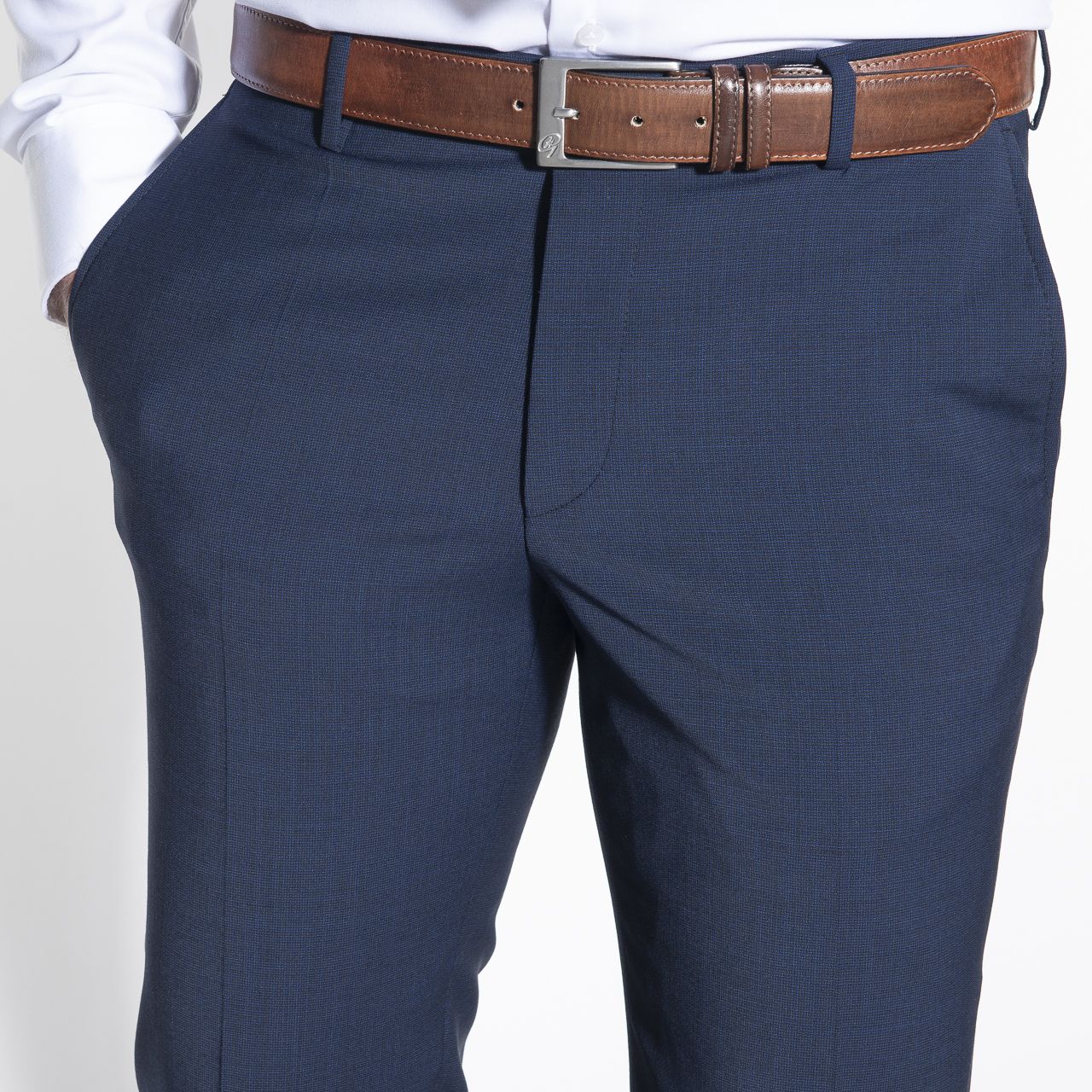 Pierre Cardin Future Flex Mix & Match Pantalon Donker blauw 046825-001-102