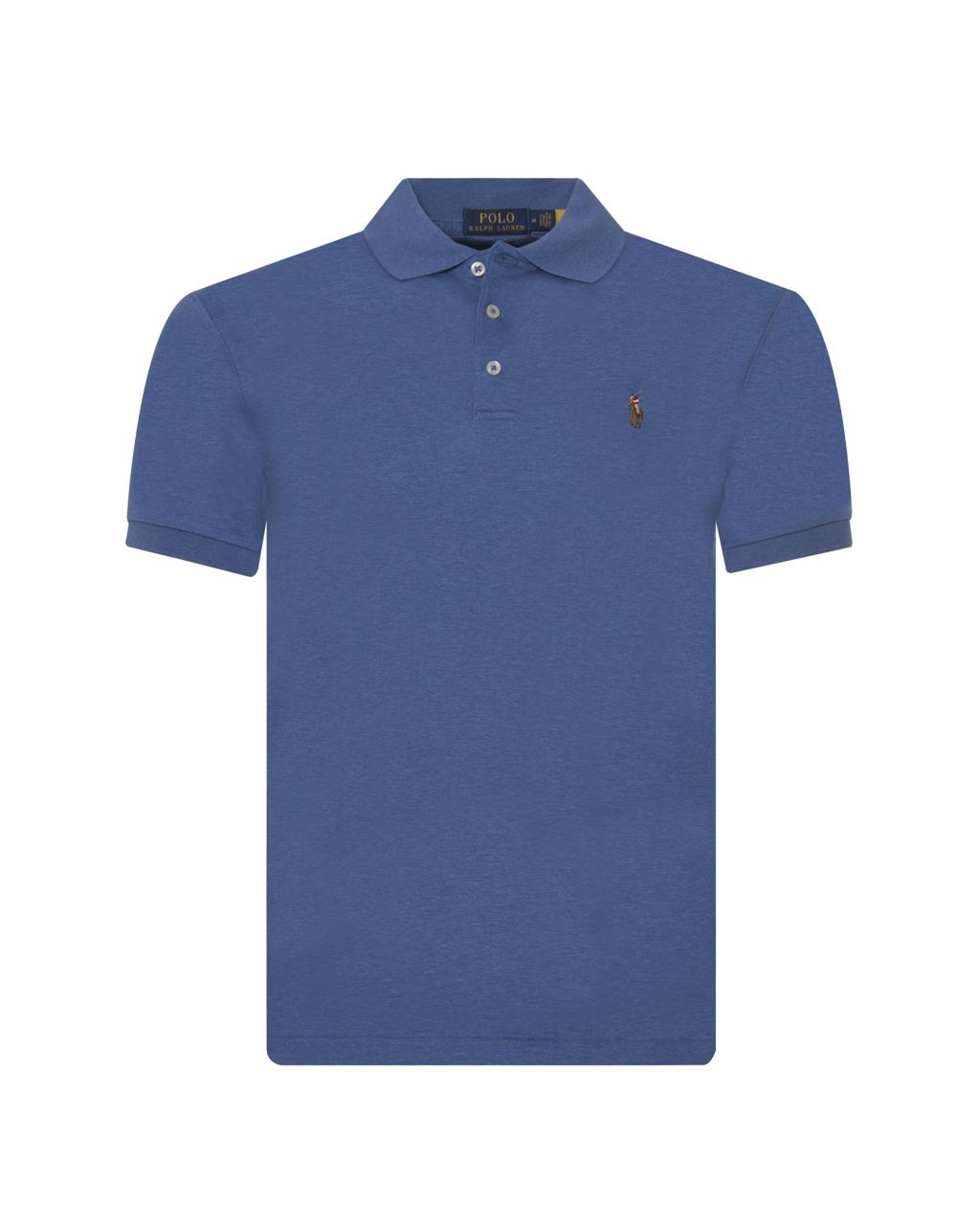 Polo Ralph Lauren Slim Fit Soft Touch Polo KM  Blauw 047437-004-L