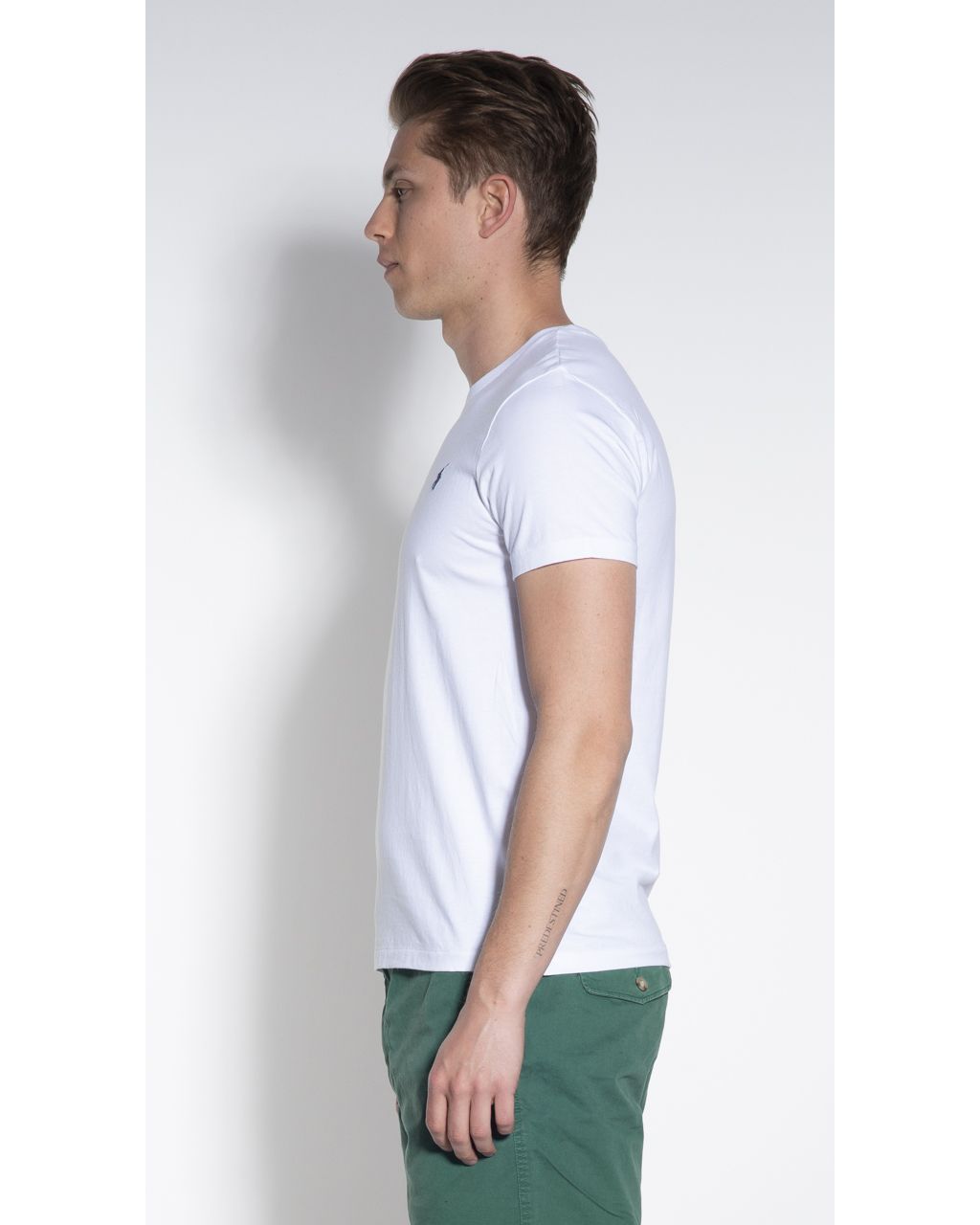 Polo Ralph Lauren Custom Slim fit T-shirt KM Wit 047456-001-L