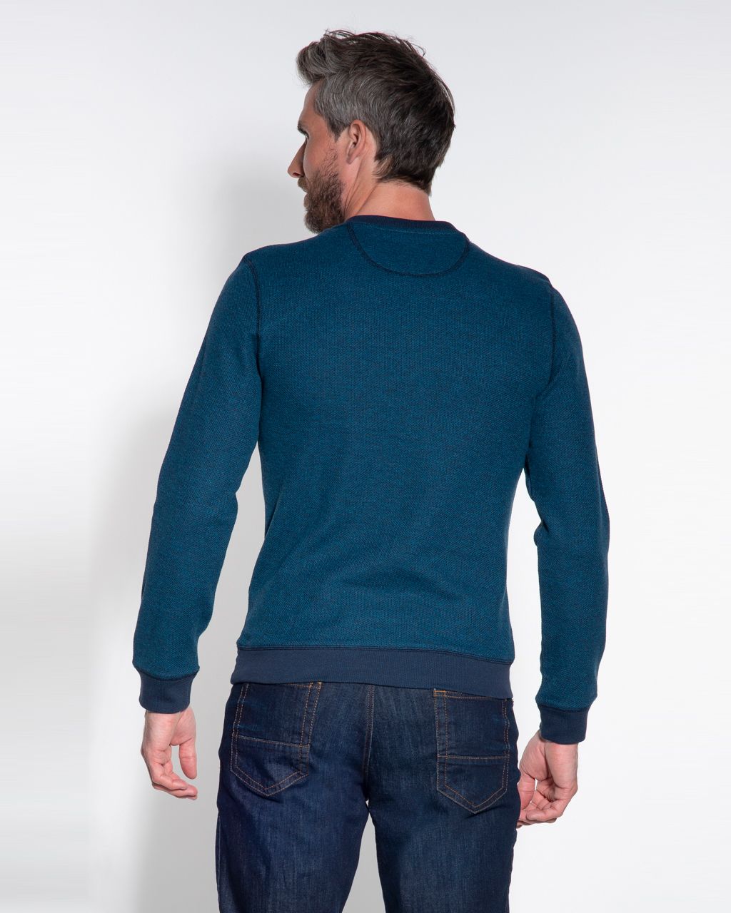 Campbell Classic Sweater Petrol 050110-002-L