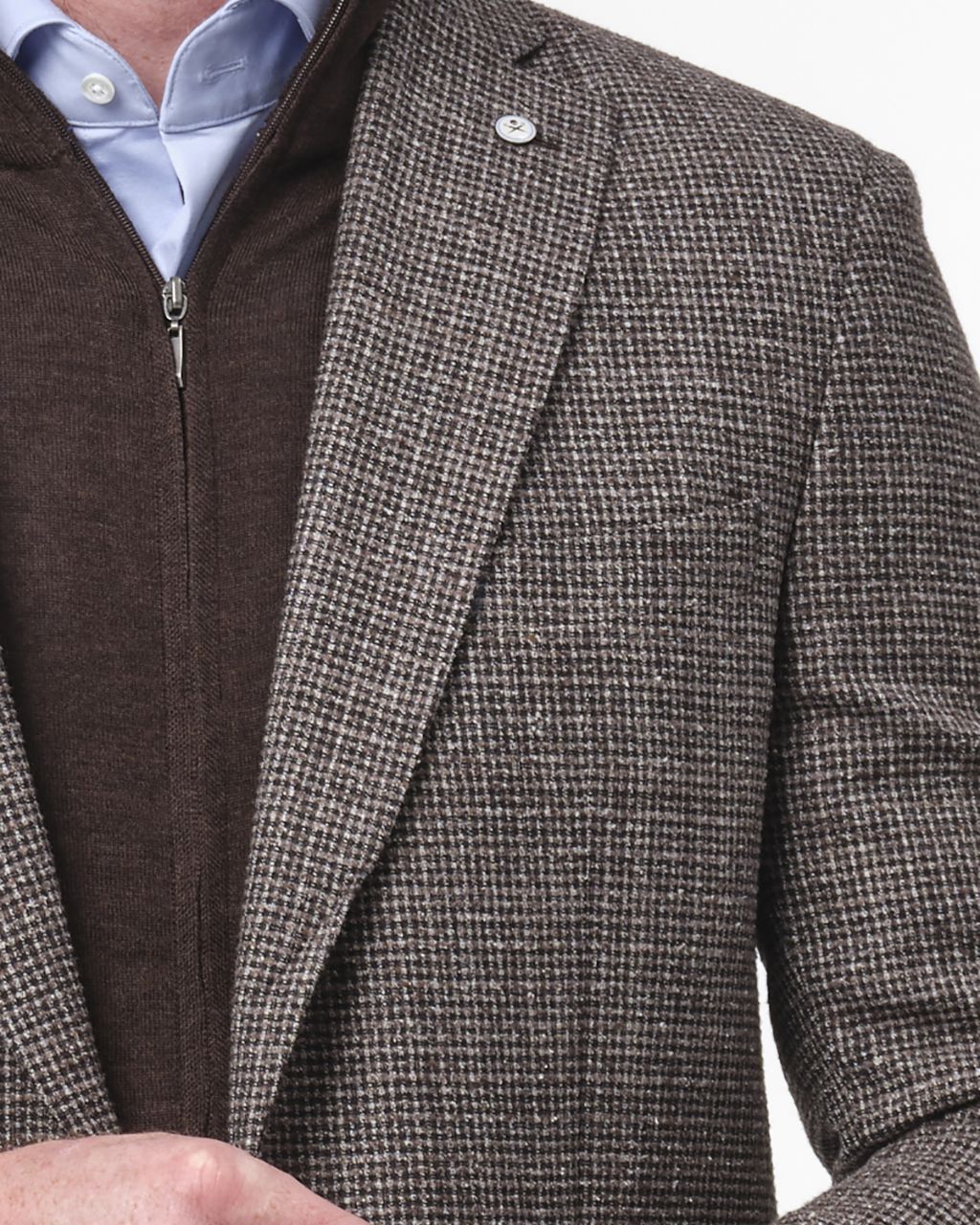 Dutch Dandies Colbert Bruin kleine ruit 050206-001-102