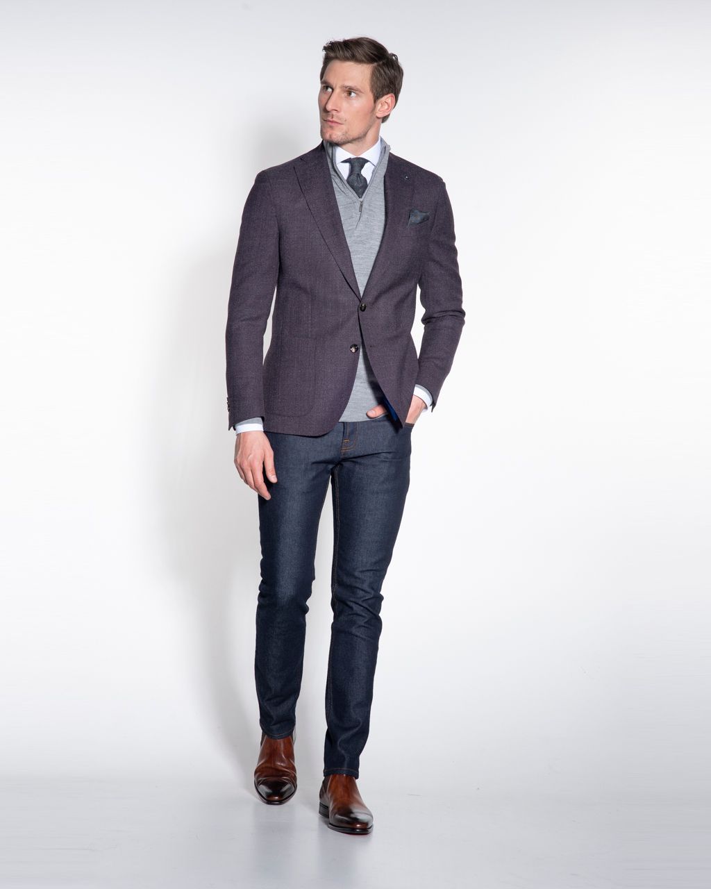 Dutch Dandies Colbert Donkerrood 050207-001-46