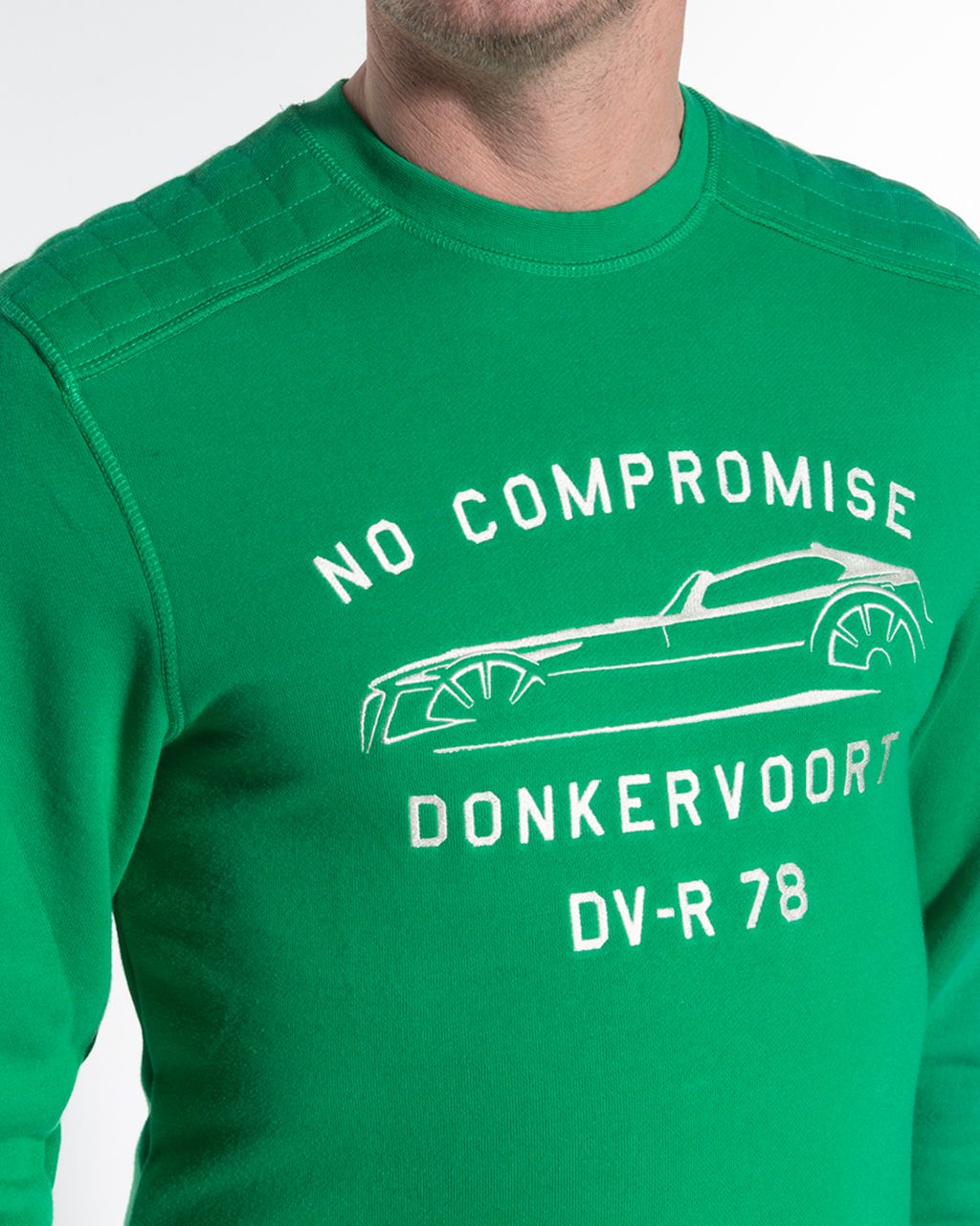 Donkervoort Sweater Fel groen 050406-006-L