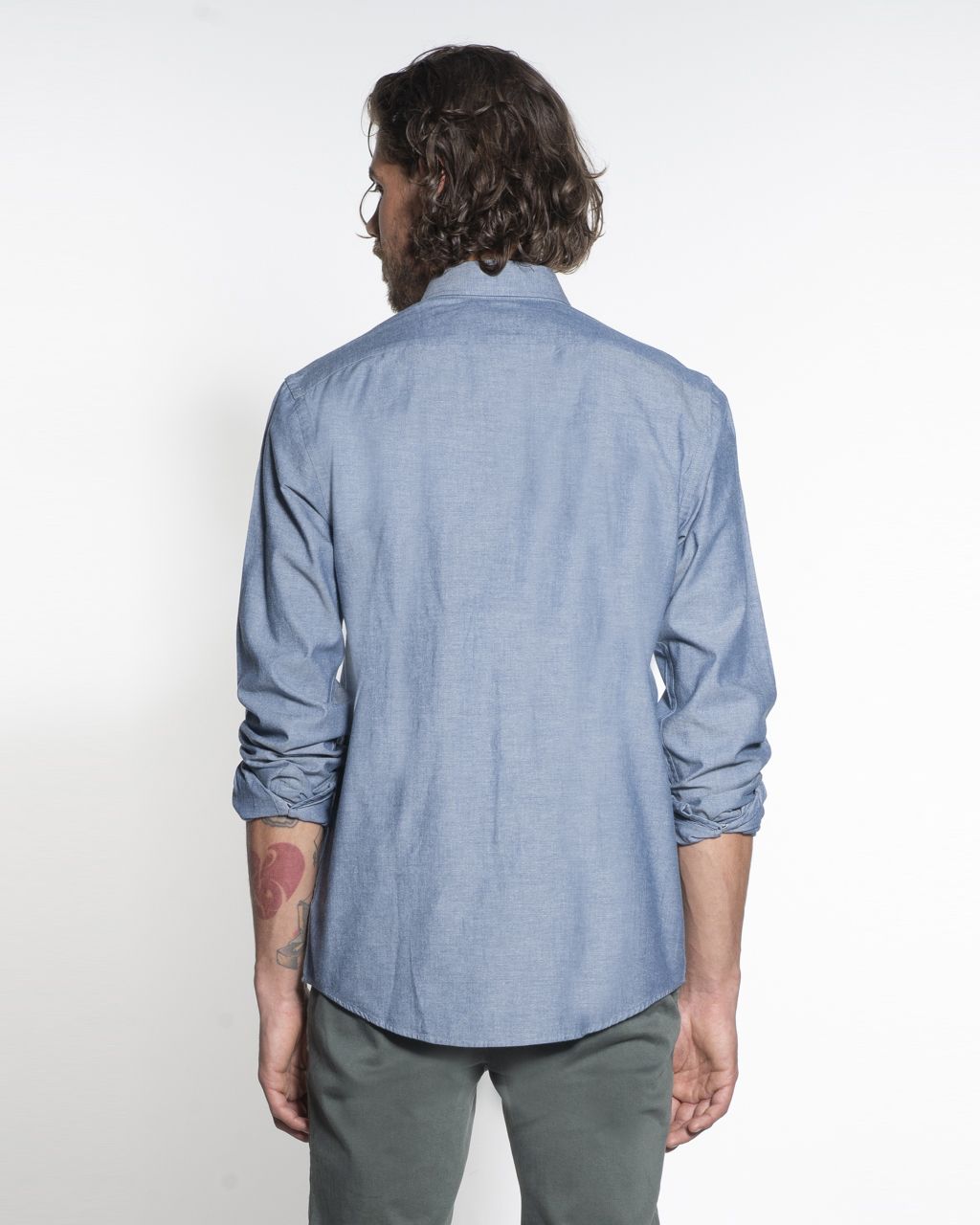 Scotch & Soda Casual Overhemd LM Blauw 051819-001-L