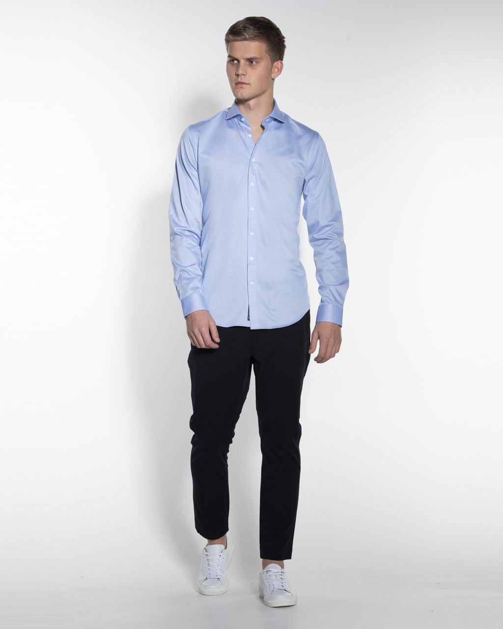 Blue Industry Casual Overhemd LM Blauw 052286-001-37