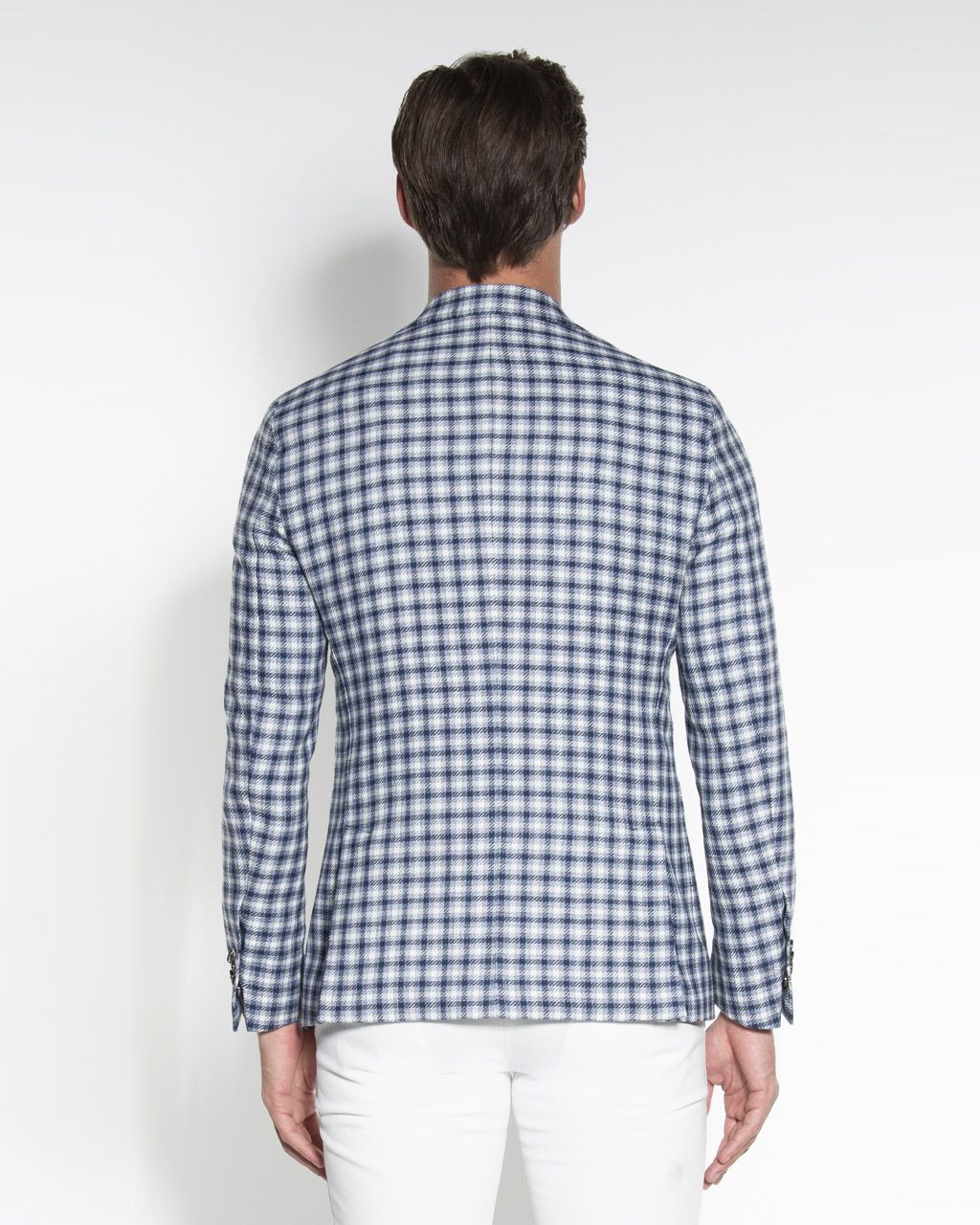 Dutch Dandies Colbert Blauw kleine ruit 052694-001-46