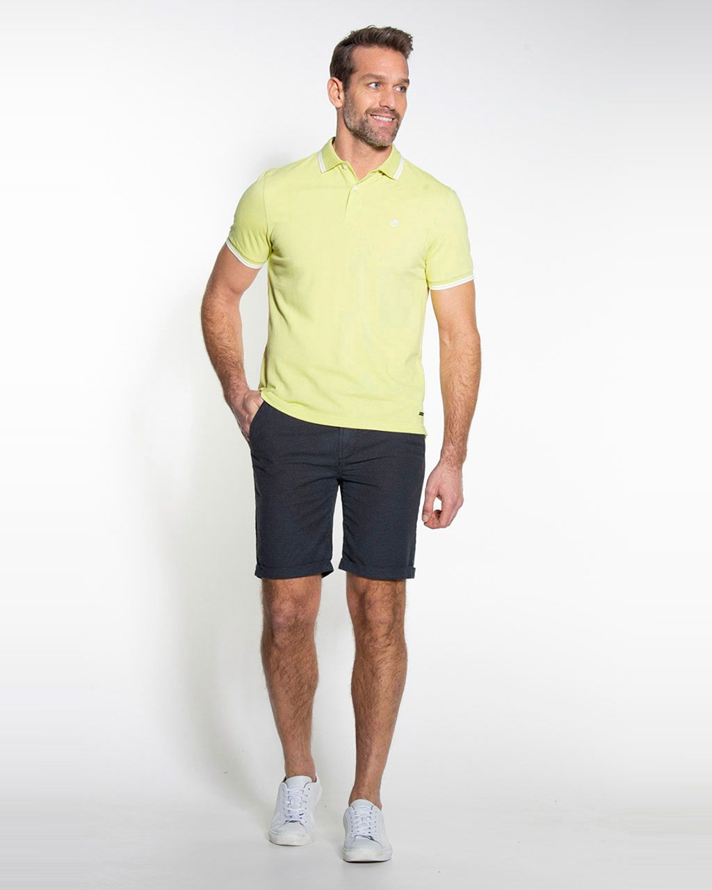 Campbell Classic Polo KM Fel groen 052936-006-L